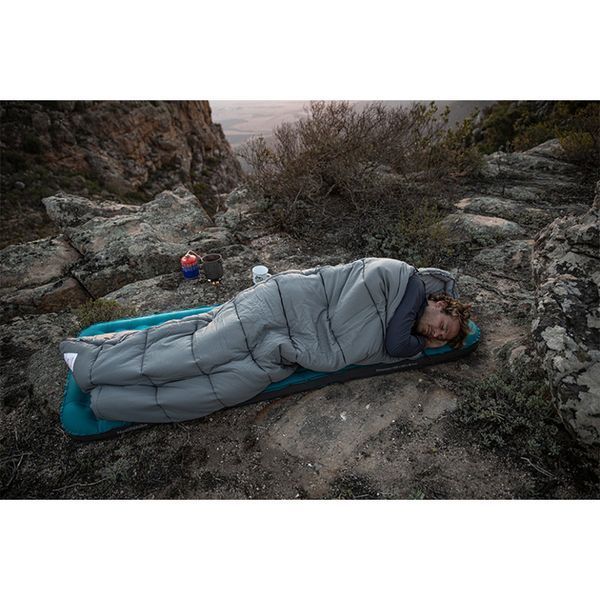 Спальний мішок з капюшоном із звичайним мішком для зберігання Naturehike M300 CNK2350WS023, сірий, лівий 6927595775974 фото