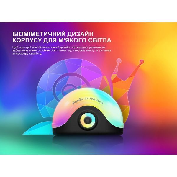 Ліхтар кемпінговий Fenix CL20R Pro, чорний CL20RPROblk фото