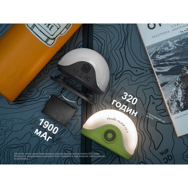 Ліхтар кемпінговий Fenix CL20R Pro, чорний CL20RPROblk фото