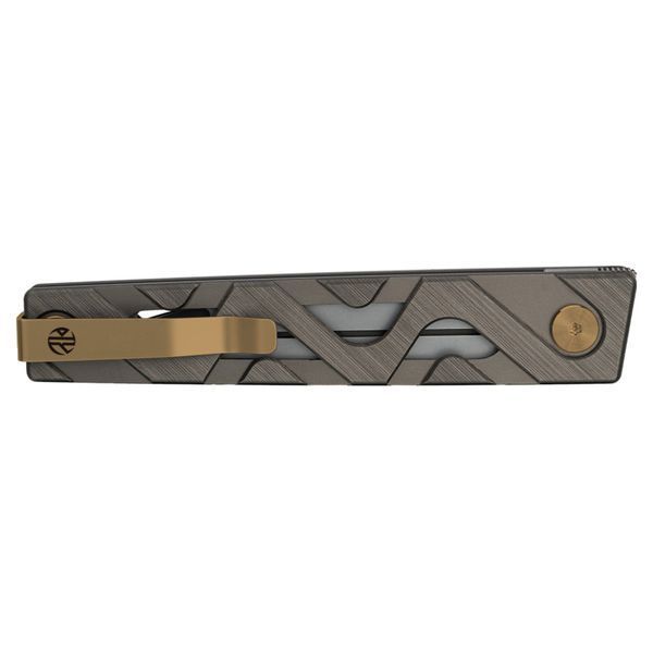 Ніж складаний туристичний Ruike P878-AK, (8.7 см) 14C28N / 6063Aluminum сірий P878-AK фото