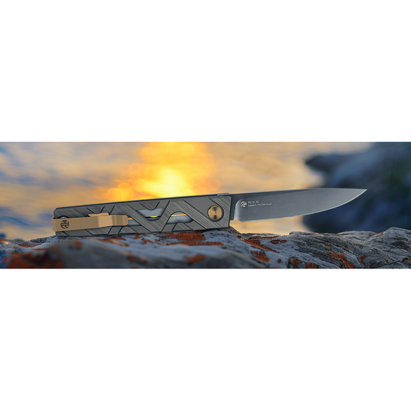 Ніж складаний туристичний Ruike P878-AK, (8.7 см) 14C28N / 6063Aluminum сірий P878-AK фото
