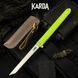 Ніж складний Karda J097 lime green handle tanto blade 1545 фото 5