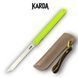Ніж складний Karda J097 lime green handle tanto blade 1545 фото 1