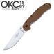 Нож складной Ontario Knife RAT I D2 Coyote Brown 1478.00.37 фото 1