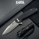 Нож Складной Karda J284 Black Damascus J284B фото 6
