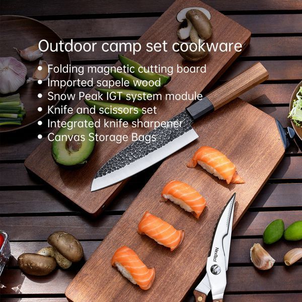 Набор ножей приборов для кемпинга NexTool Camp Chef 70368 фото