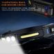Фонарик налобный с двумя источниками света (LED + COB) SuperFire HE03 SF-HE03 фото 2
