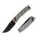 Нож складной карманный Ruike P856-K, (7.9 см) 14C28N/G10 серый P856-K фото 1