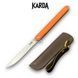 Нож Складной Karda J097 orange handle drop blade 1544 фото 1