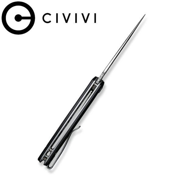 Ніж складаний кишеньковий Civivi Mini Praxis, (7.5 см) D2 / G10 чорний C18026C-2 фото