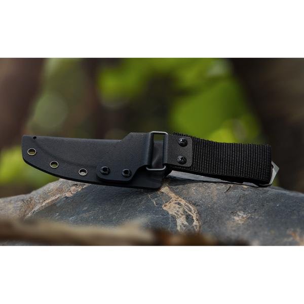 Ніж фіксований мисливський Ruike F186-MB, (11.8 см) D2 / Micarta чорний F186-MB фото