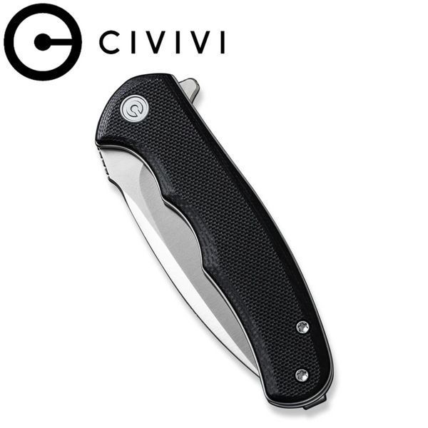 Ніж складаний кишеньковий Civivi Mini Praxis, (7.5 см) D2 / G10 чорний C18026C-2 фото