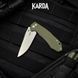 Ніж Складаний Karda J278 Clip Point Green J278G фото 7
