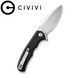 Ніж складаний кишеньковий Civivi Mini Praxis, (7.5 см) D2 / G10 чорний C18026C-2 фото 3
