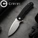 Ніж складаний кишеньковий Civivi Mini Praxis, (7.5 см) D2 / G10 чорний C18026C-2 фото 2