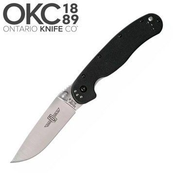 Ніж складаний Ontario Knife RAT I AUS-8 Black 1478.00.19 фото