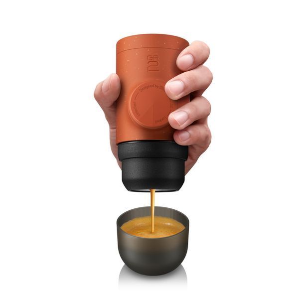 Портативная эспрессо-кофеварка Wacaco Minipresso GR2, механическая, для молотого кофе, оранжевый WMINIGR2O фото