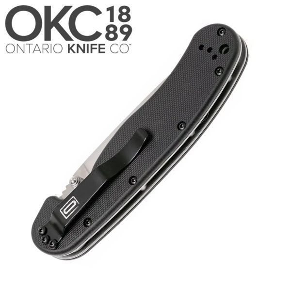 Ніж складаний Ontario Knife RAT I AUS-8 Black 1478.00.19 фото