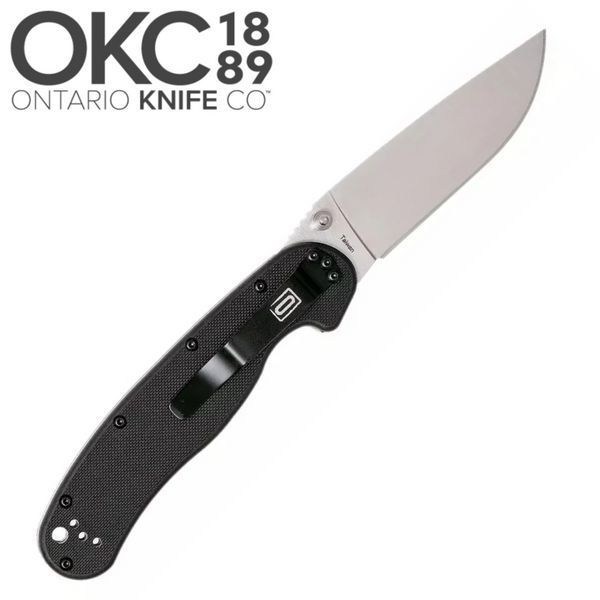 Ніж складаний Ontario Knife RAT I AUS-8 Black 1478.00.19 фото