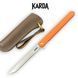 Ніж складний Karda J097 orange handle tanto blade 1543 фото 1