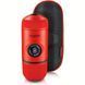 Портативна еспресо-кавоварка Wacaco Nanopresso червона з чохлом, механічна, для меленої кави 69050 фото 1