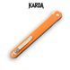 Ніж складний Karda J097 orange handle tanto blade 1543 фото 4