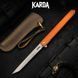 Ніж складний Karda J097 orange handle tanto blade 1543 фото 5
