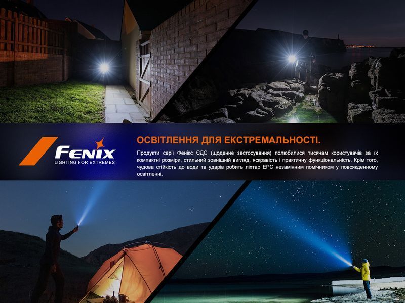 Фонарь ручной Fenix E18R V2.0 E18RV20 фото