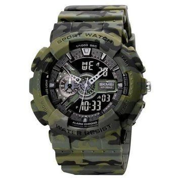 Кварцево-электронные часы Skmei 1688 Green-Black 1688GB фото