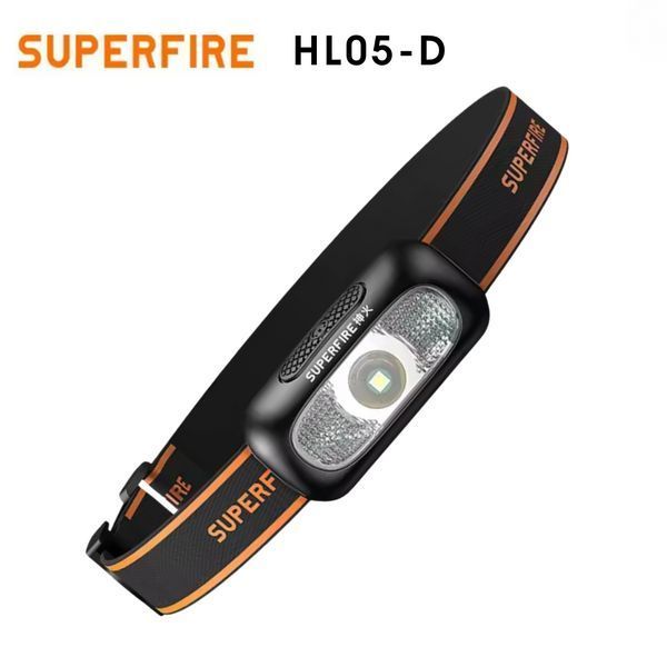 Компактный и легкий налобный фонарик с красным режимом SuperFire HL05-D SF-HL05-D фото