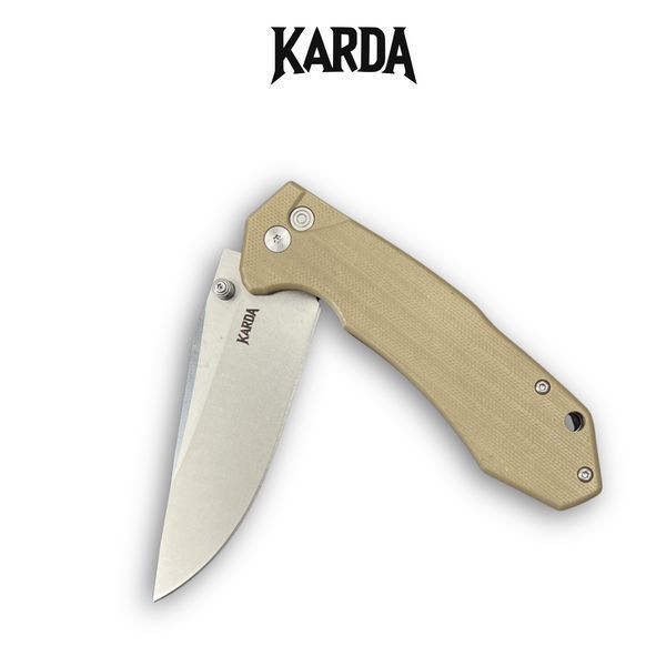 Ніж Складаний Karda J278 Clip Point Desert J278D фото