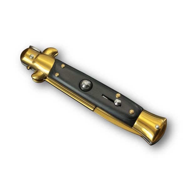 Нож стилет AKC Black Wood Gold 1354 фото