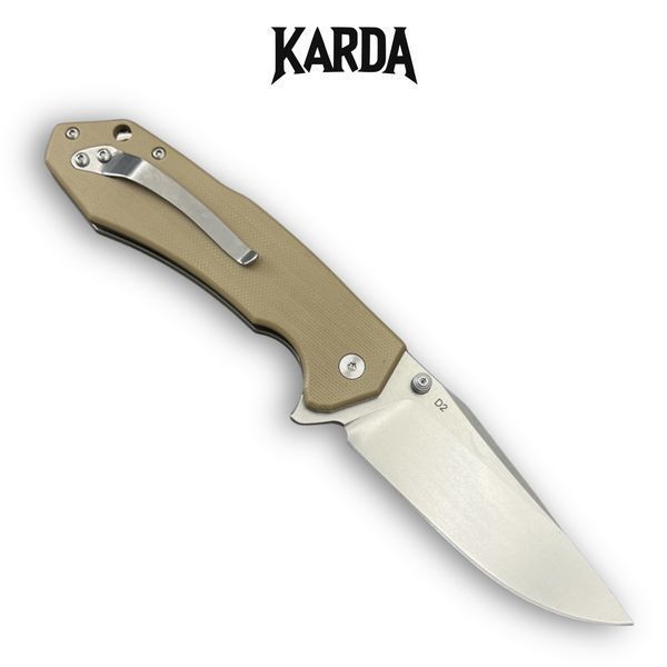 Ніж Складаний Karda J278 Clip Point Desert J278D фото
