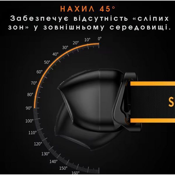 Компактный и легкий налобный фонарик с красным режимом SuperFire HL05-D SF-HL05-D фото