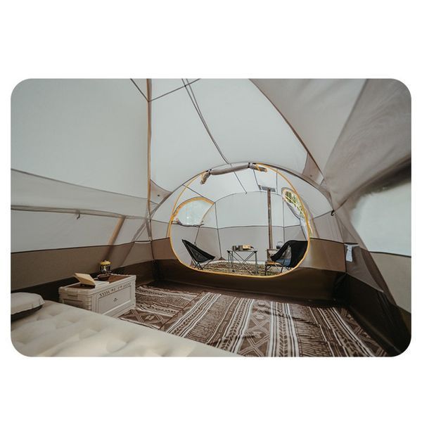 Палатка шестиместная Naturehike, KOTA 6, CNK2450WS031, 75D, светло-коричневая 6927595760666 фото