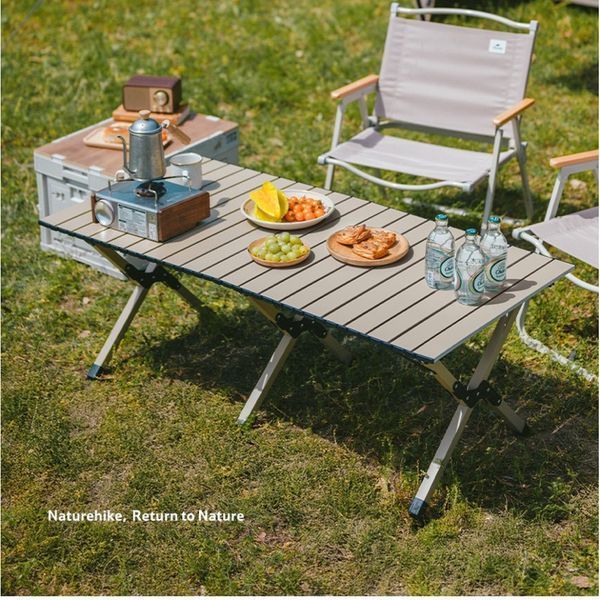 Складаний стіл Naturehike Star Jane T01 CNK2550JJ018, 119х60 см, вуглецева сталь, чорний 6977465865120 фото