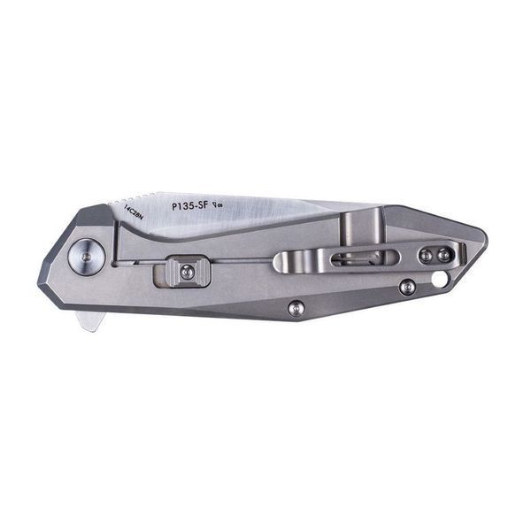 Нож складной туристический Ruike P135-SF, (9.2 см) 14C28N/steel 420 серый P135-SF фото