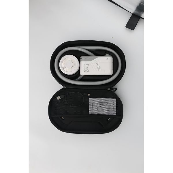 Душ портативный с насосом на аккумуляторе Flextail Max Shower с чехлом, белый 6975755962115 фото