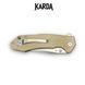 Ніж Складаний Karda J278 Clip Point Desert J278D фото 5