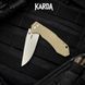 Ніж Складаний Karda J278 Clip Point Desert J278D фото 7
