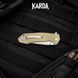 Ніж Складаний Karda J278 Clip Point Desert J278D фото 8