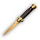 Нож стилет AKC Black Wood Gold 1354 фото 2
