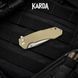 Ніж Складаний Karda J278 Clip Point Desert J278D фото 9