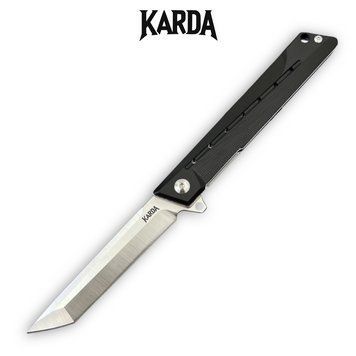 Ніж складний Karda J024 Black Handle White Tanto 1536 фото