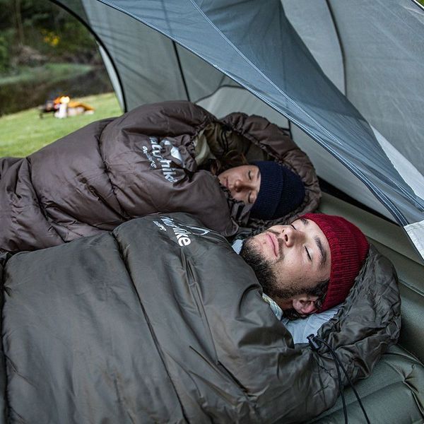 Спальник с капюшоном Naturehike U350S NH20MSD07, (-3&deg;C), правый, коричневый 6927595764312-R фото