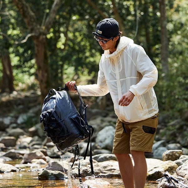 Водонепроникний рюкзак Naturehike CNH22BB003, 25 л, сірий 6927595753934 фото
