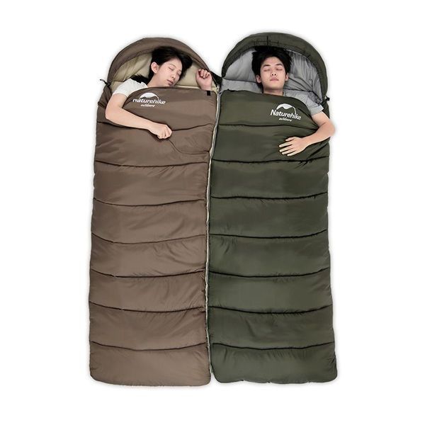 Спальник с капюшоном Naturehike U350S NH20MSD07, (-3&deg;C), правый, коричневый 6927595764312-R фото