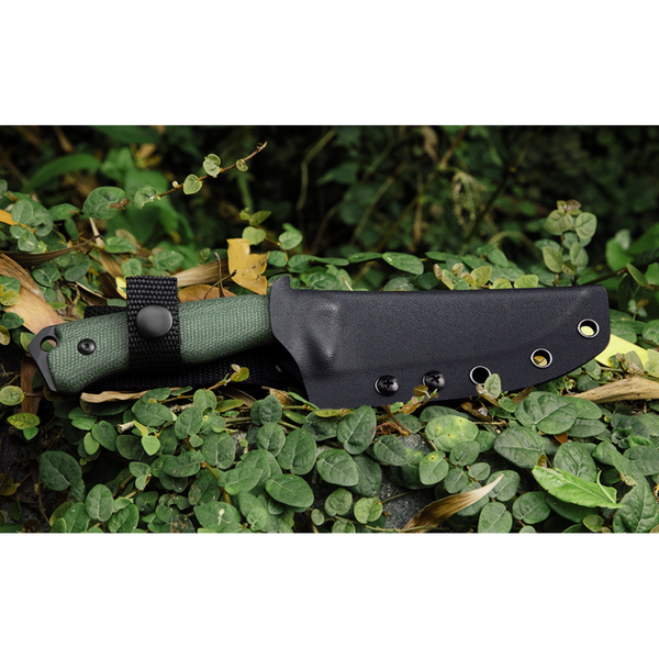 Ніж фіксований мисливський Ruike F186-MG, (11.8 см) D2 / Micarta зелений F186-MG фото