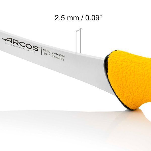 Нож отделочный полужесткий Arcos 140 мм со скошенным лезвием серия "DUO PRO" 201300 фото