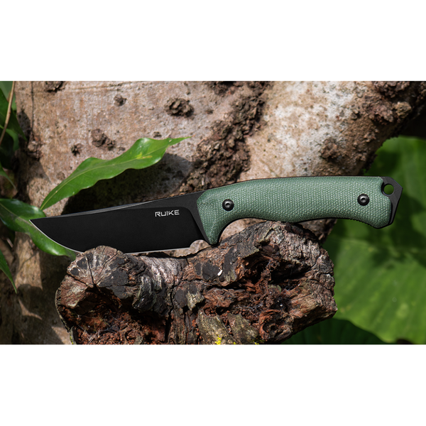 Ніж фіксований мисливський Ruike F186-MG, (11.8 см) D2 / Micarta зелений F186-MG фото